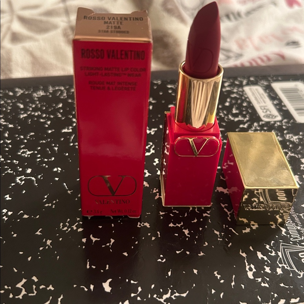 Valentino Rosso Star Studded Matte Lipstick